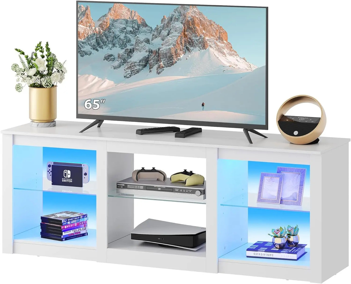 TV Stand for 65-Inch TV, 58-Inch Entertainment Center