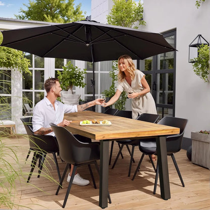 Wood Dining 6 Person Indoor Outdoor