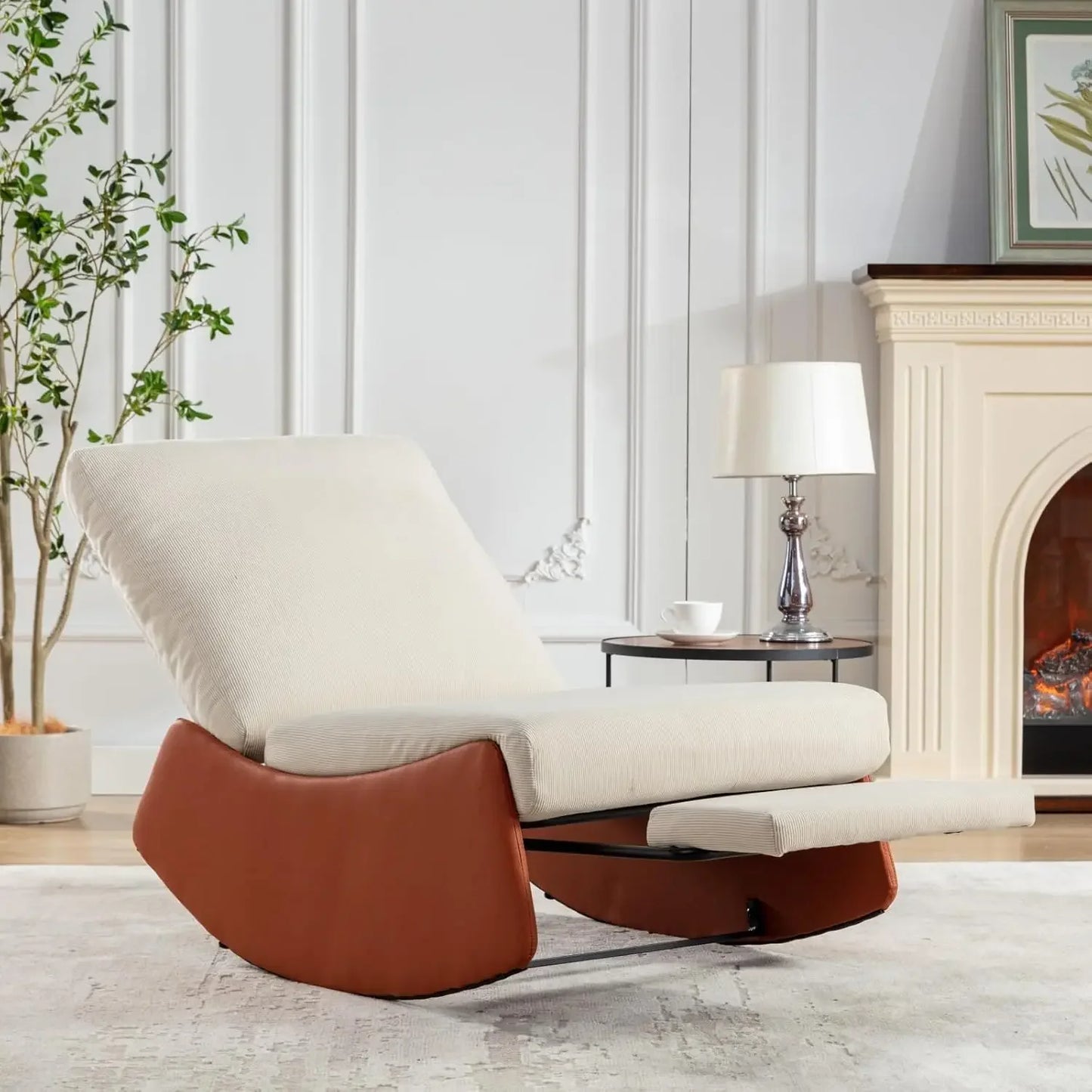 Comfortable Cushioned Decorative Rocking Chair
