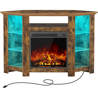 47 Inch TV Stand with Fireplace
