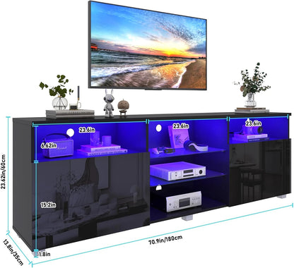 75/80 inch TV High Glossy TV Entertainment Center