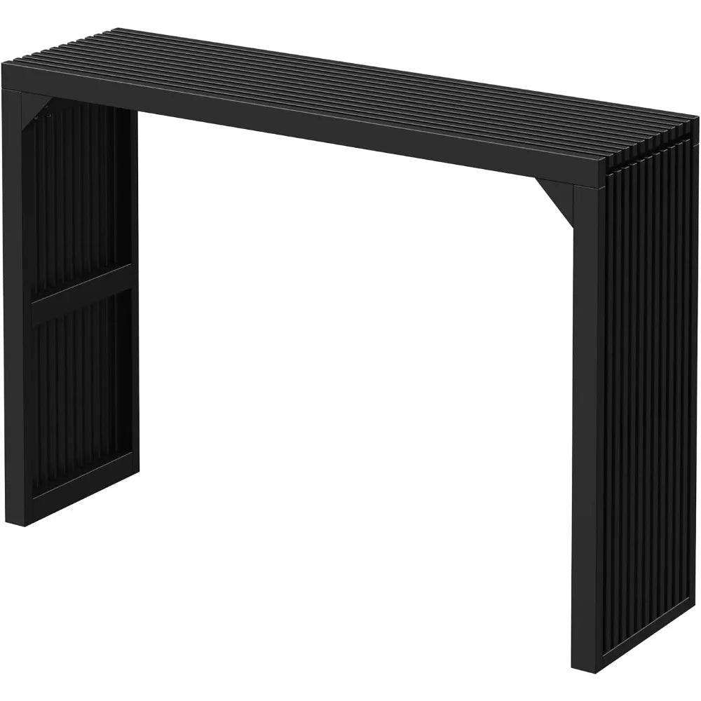 46" Solid Wood Console Table Behind Couch,