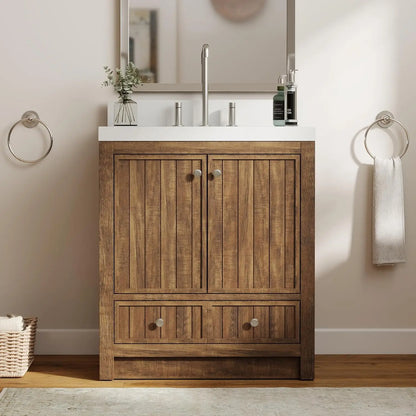 48" Modern Wood Bathroom Vanity with Sink