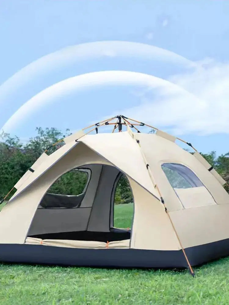 Travel Camping Tent Automatic Quick-open Tent Two doors and two windows