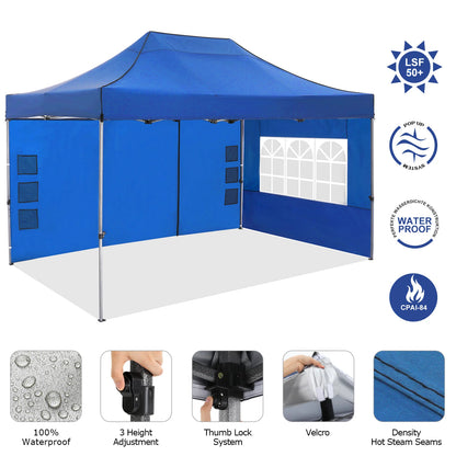 10x15 Heavy Duty Pop up Canopy Tent