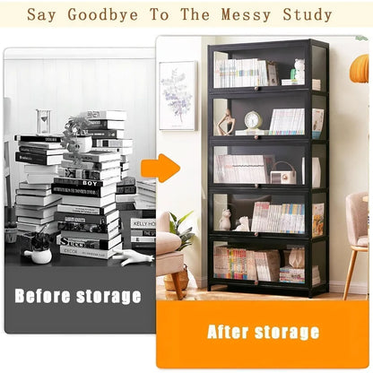 Tall Storage Cabinet with Adjustable Shelves