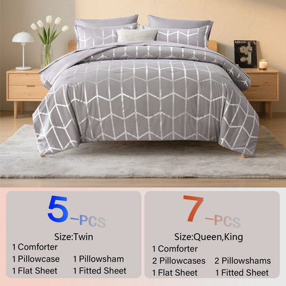 5/7Pcs elegant soft microfiber,light and breathable,machine washable,suitable for all seasons