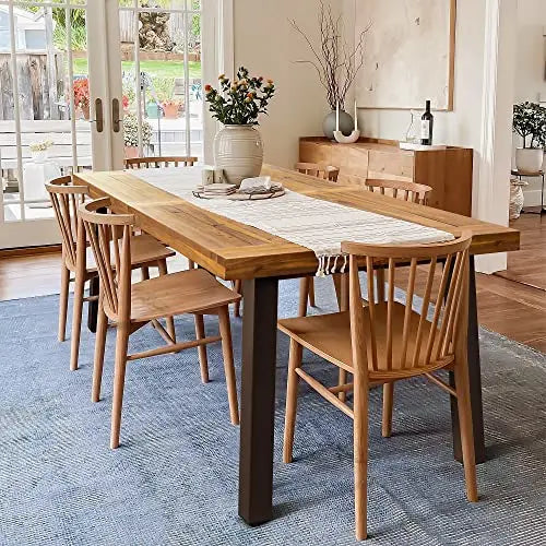 Wood Dining 6 Person Indoor Outdoor