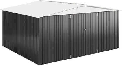 12x14 FT Outdoor Storage, Garden Shed with Updated Frame Structure.