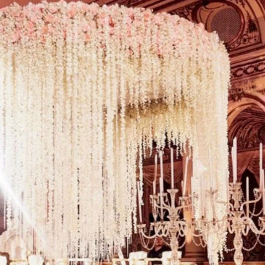 10 Pcs Artificial Cherry Blossom Flowers Vine