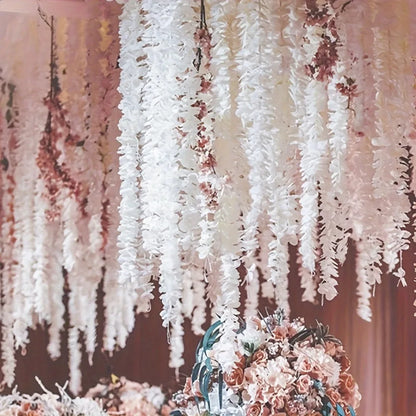 10 Pcs Artificial Cherry Blossom Flowers Vine