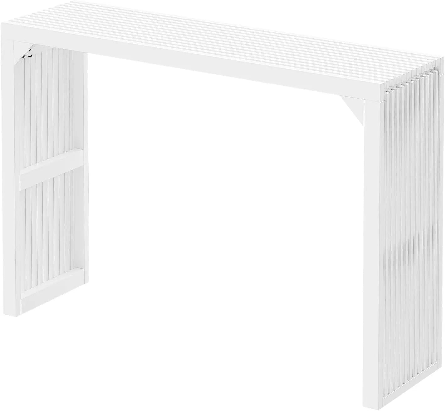 46" Solid Wood Console Table Behind Couch,