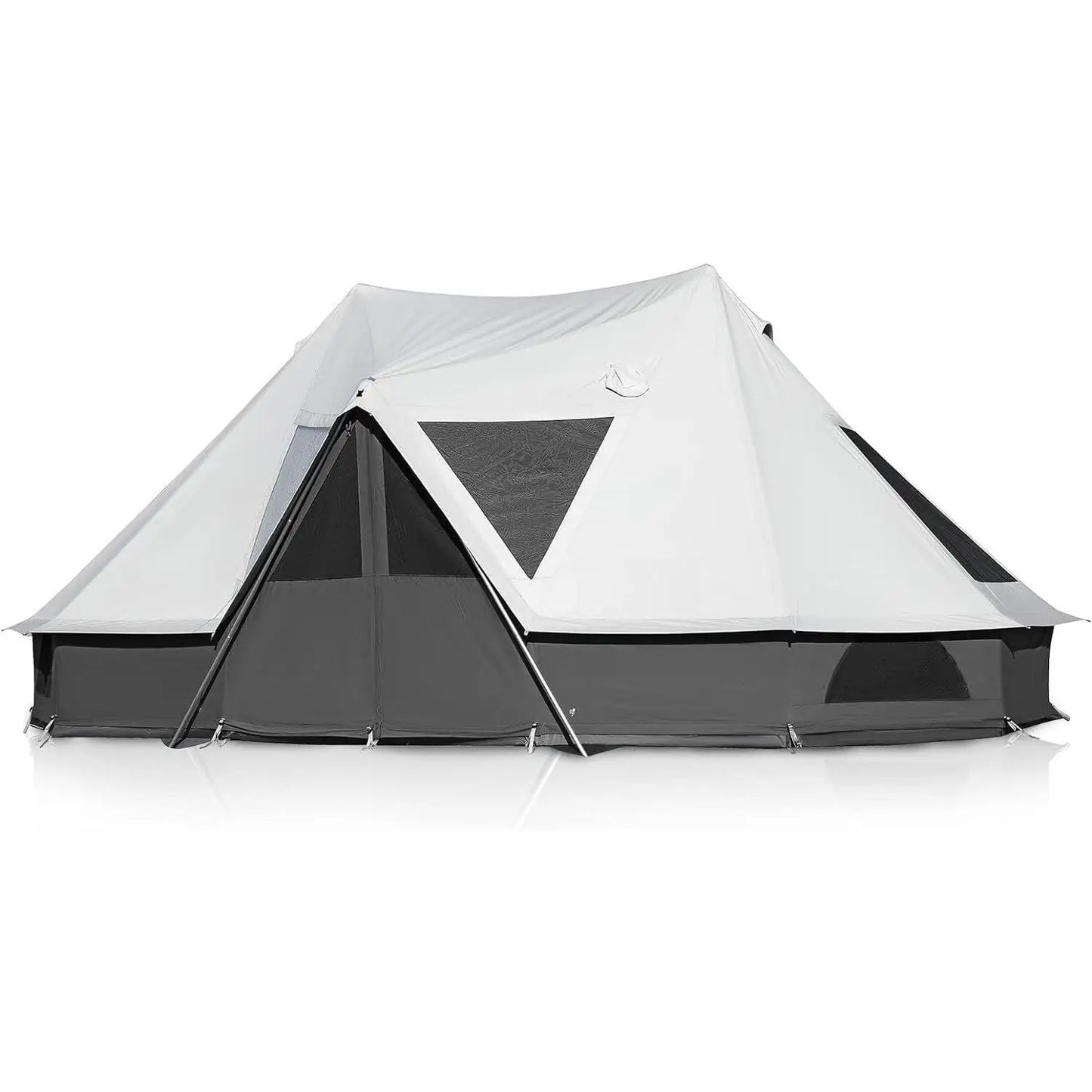 Large Waterproof & Windproof Luxury Glamping Tent w/Stove Jack