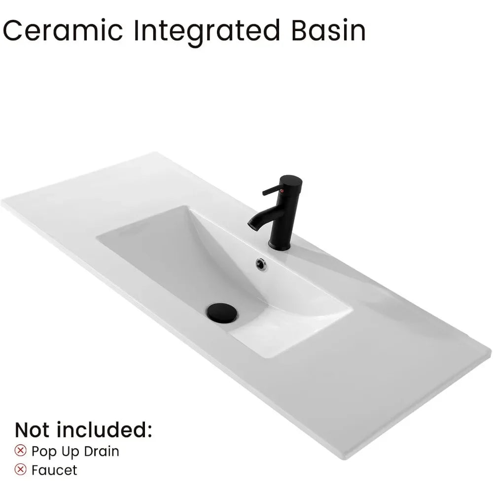 Bathroom Vanity with Sink,Undermount Ceramic Sink