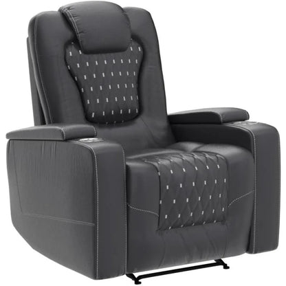 Set of 3, Electric Soft Leather Reclining