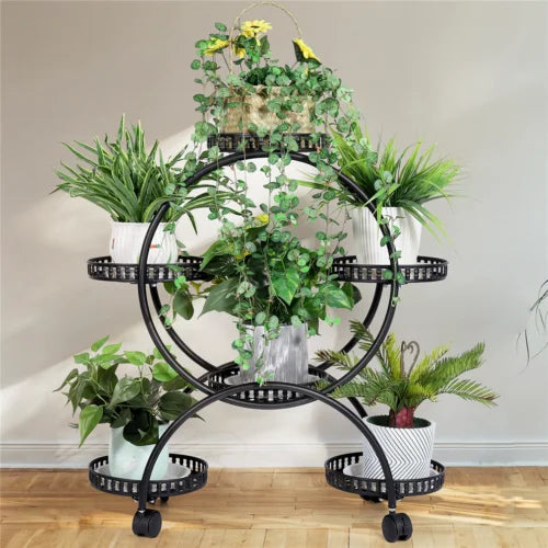 4 Layer 6 Pots Flower Holder Plant Stand Shelf