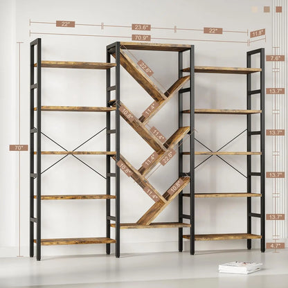 Tree Bookshelf Metal Frame Tall Bookshelf Furniture