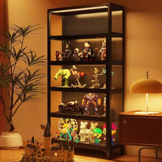Tall Storage Cabinet with Adjustable Shelves