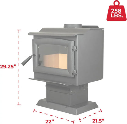 Pedestal Wood Burning Stove