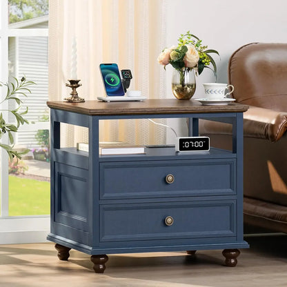 24" Wide End Table with Dresser for Bedroom