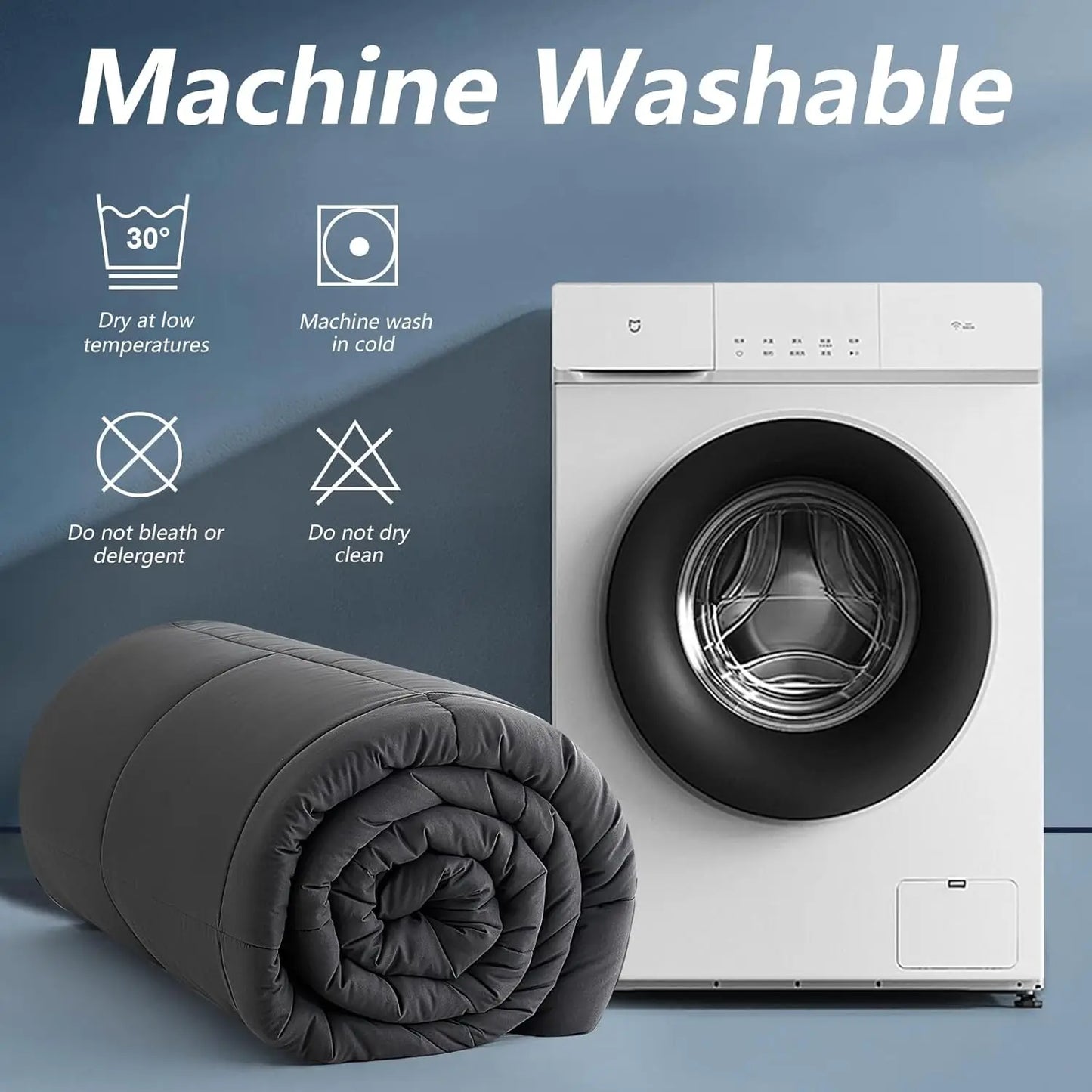 2/3pcs Reversible Breathable Comforter Set