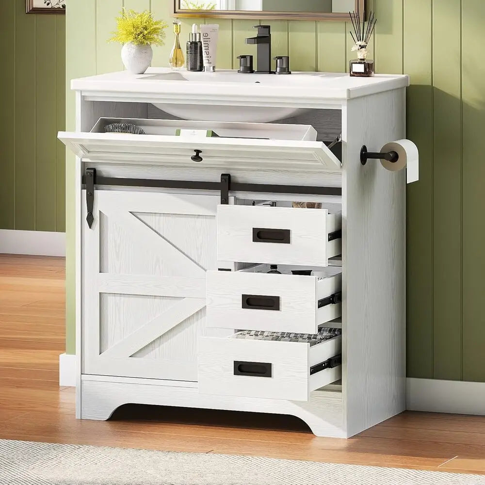 30" Bathroom Vanity with Sink