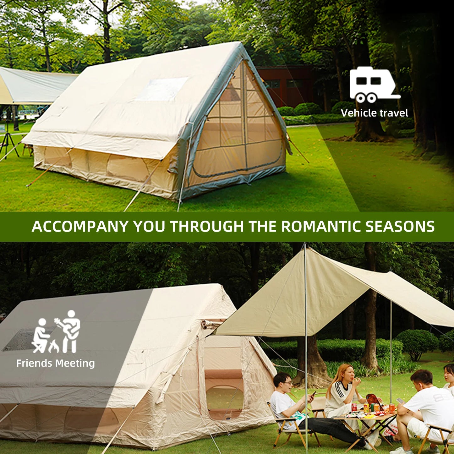 Inflatable Tents for Camping,Large Inflatable Camping Tent