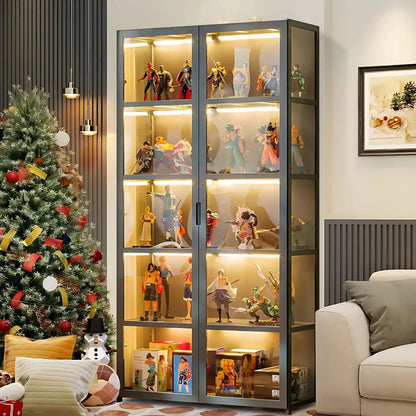 Tall Storage Cabinet with Adjustable Shelves