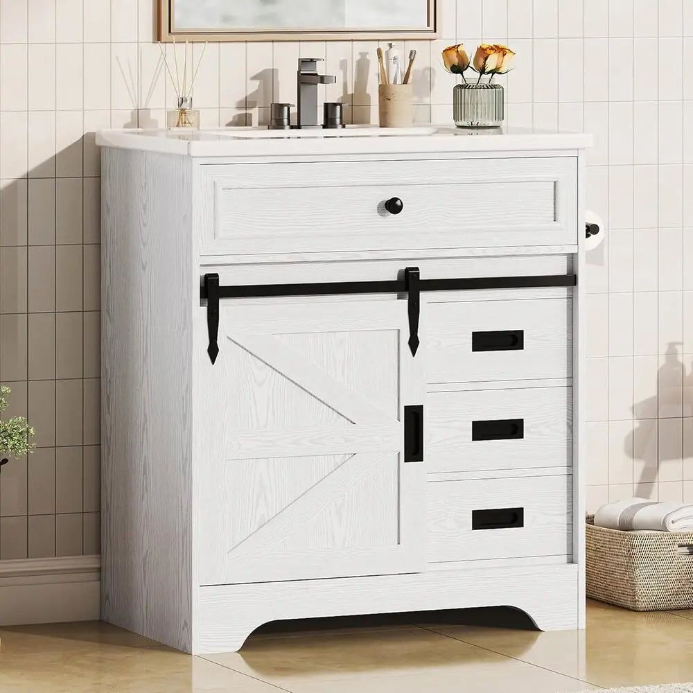 30" Bathroom Vanity with Sink