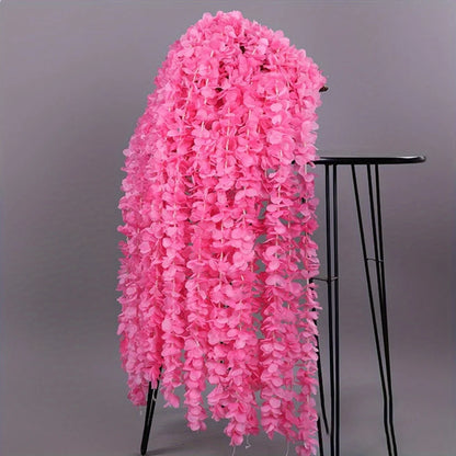 10 Pcs Artificial Cherry Blossom Flowers Vine