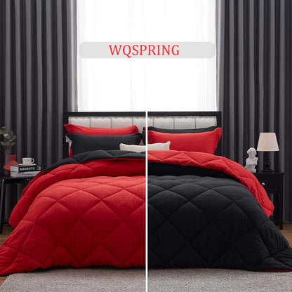 2/3pcs Reversible Breathable Comforter Set