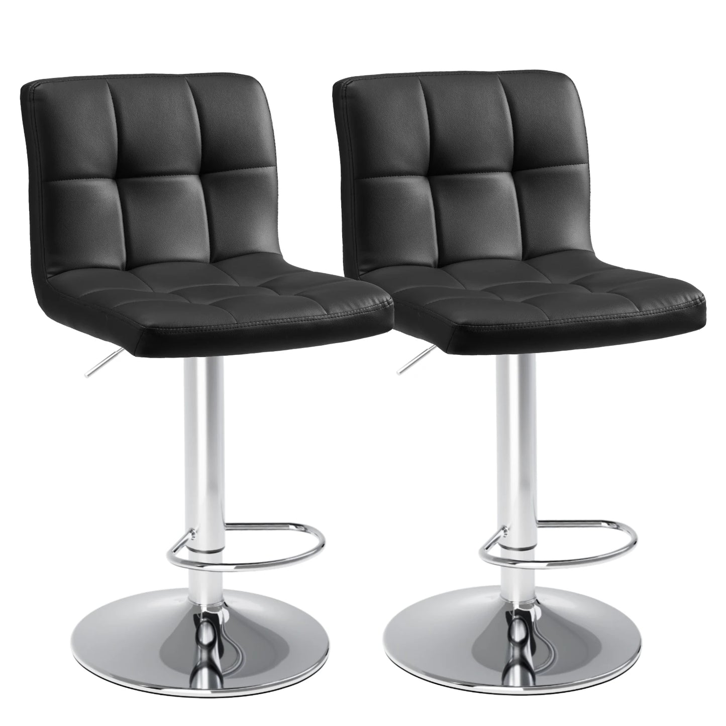 Set of 2,Upholstered Counter Height Bar Stools.