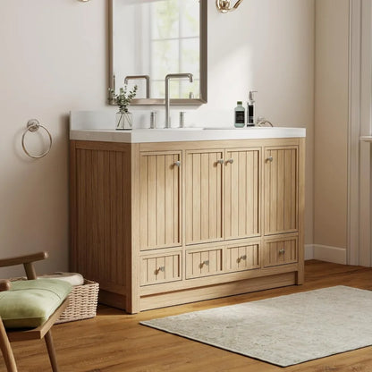 48" Modern Wood Bathroom Vanity with Sink