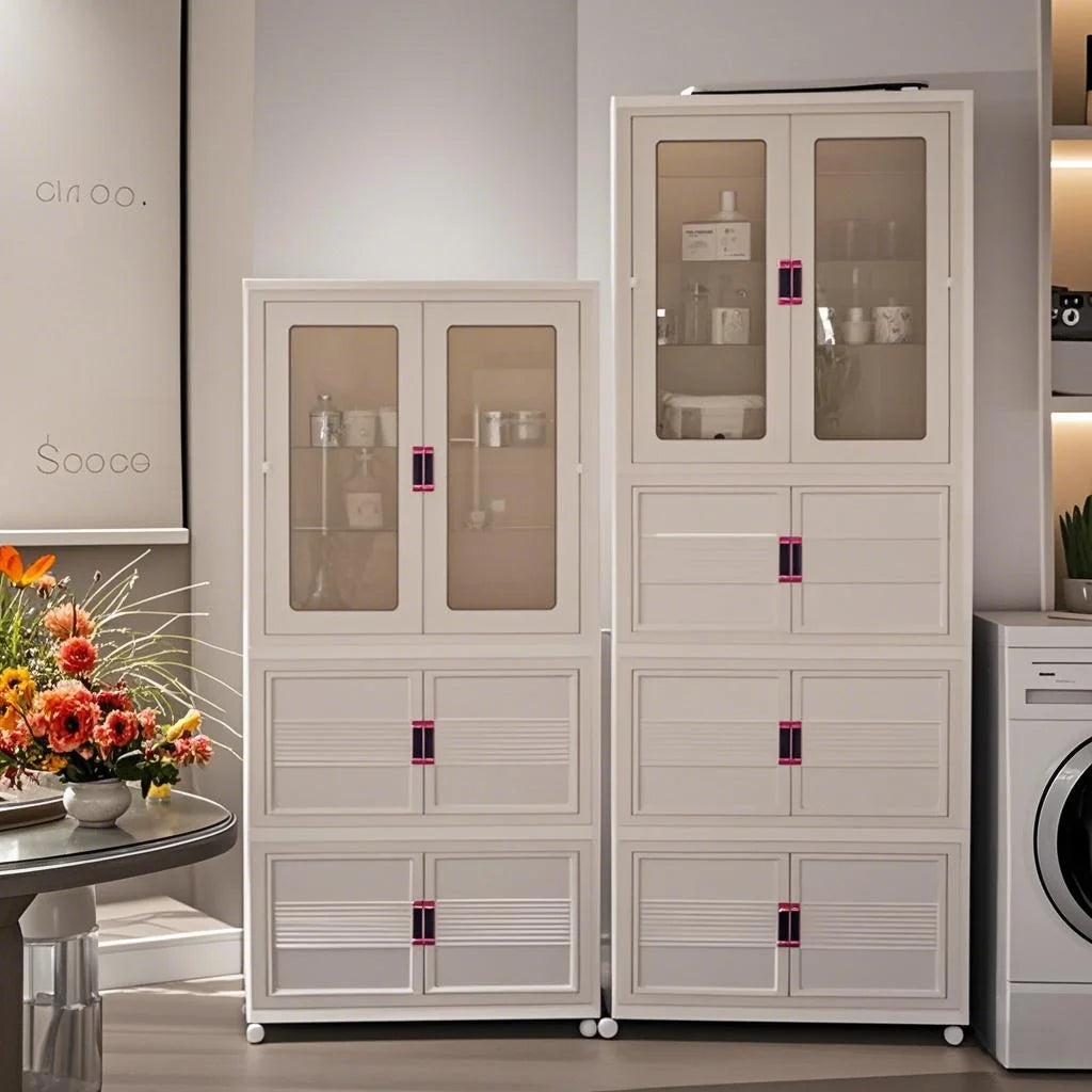 Storage artifact! Folding multi-layer storage wardrobe