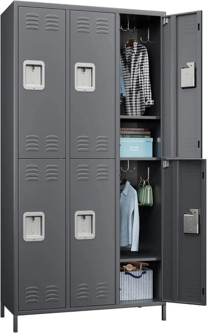 Metal Lockers for Employees with Lock,