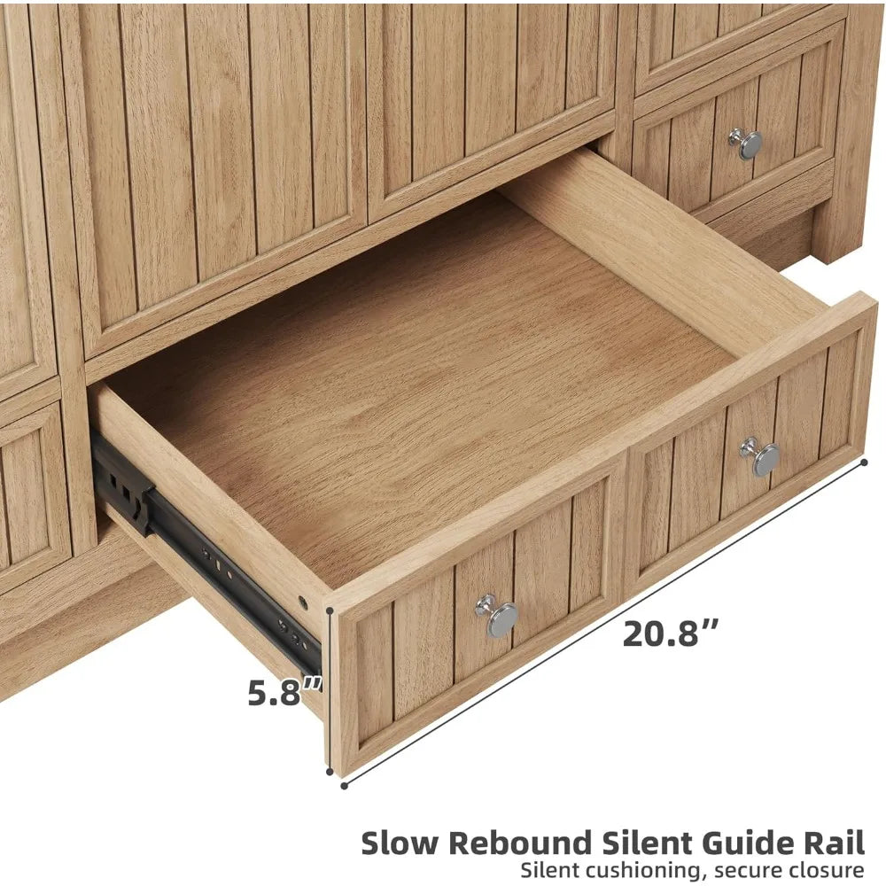 48" Modern Wood Bathroom Vanity with Sink