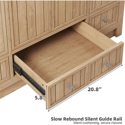 48" Modern Wood Bathroom Vanity with Sink