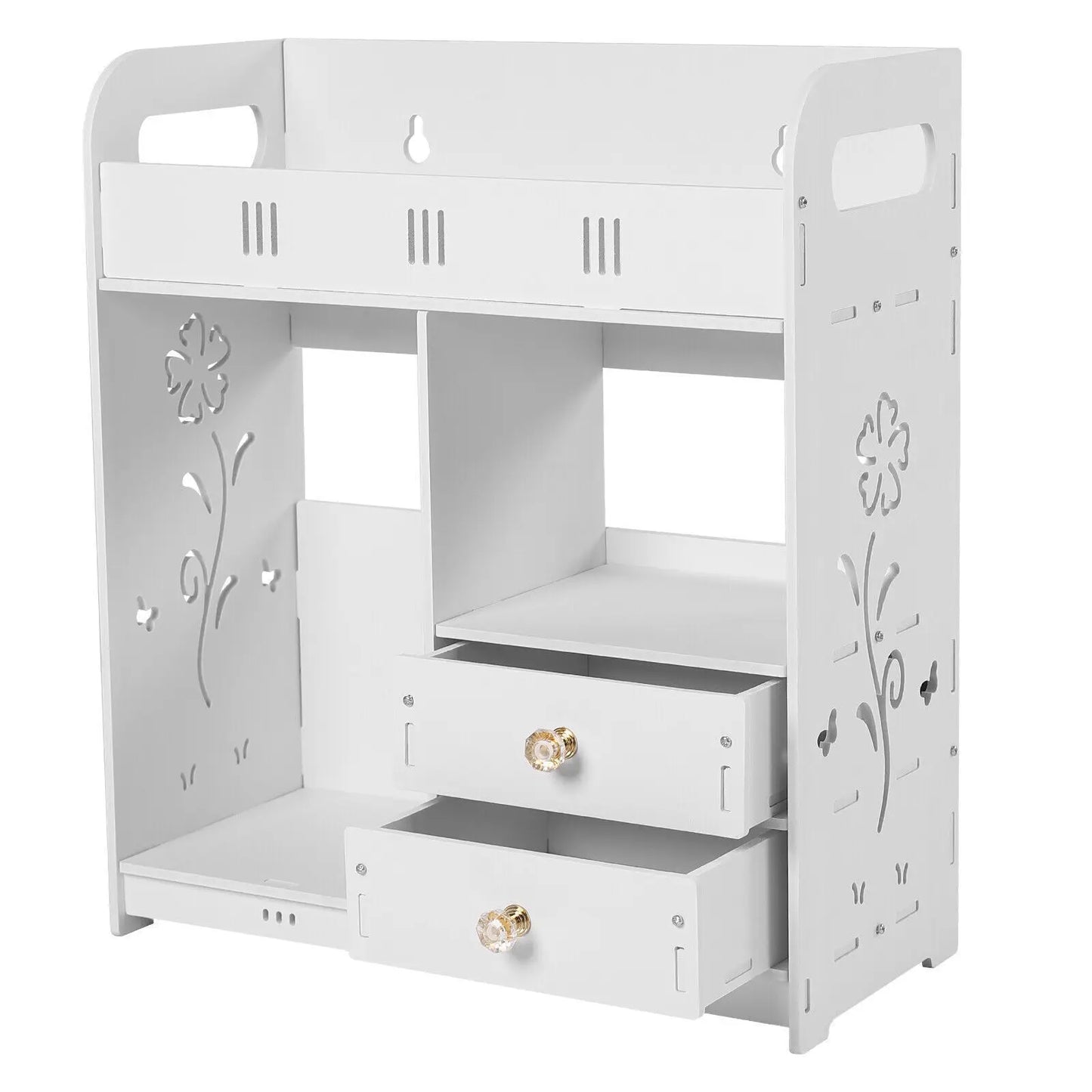 38*18*43cm Bathroom Wall Cabinet Small Bathroom Wall Cabinet Med Wall Mounted Shelf