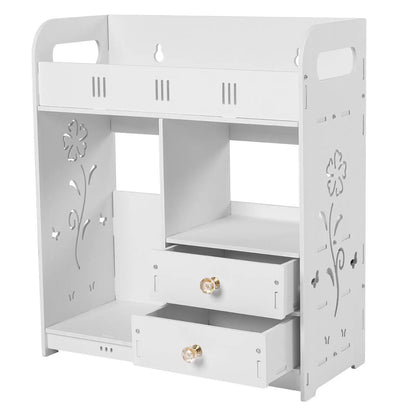 38*18*43cm Bathroom Wall Cabinet Small Bathroom Wall Cabinet Med Wall Mounted Shelf