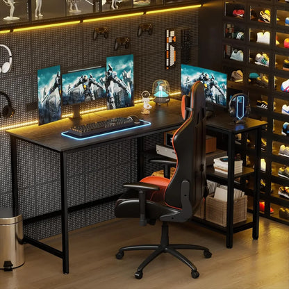 L Shaped Desk - 39" Home Office Computer Desk