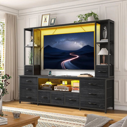65" TV Stands  Entertainment Center Wall Unit