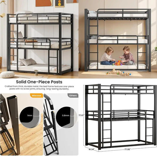 Twin Size Metal Frame with Ladder