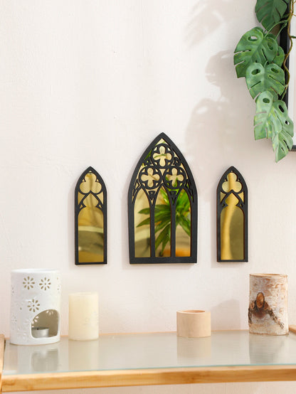 3 Pcs Wall Decor Home Decorative Mirrors