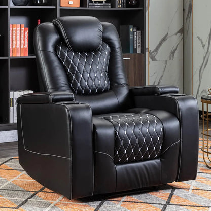 Set of 3, Electric Soft Leather Reclining