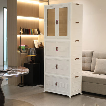 Storage artifact! Folding multi-layer storage wardrobe