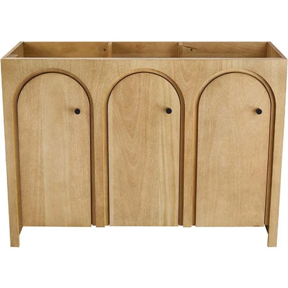 48" Bathroom Vanity Cabinet (Sink Basin Not Included), Oak
