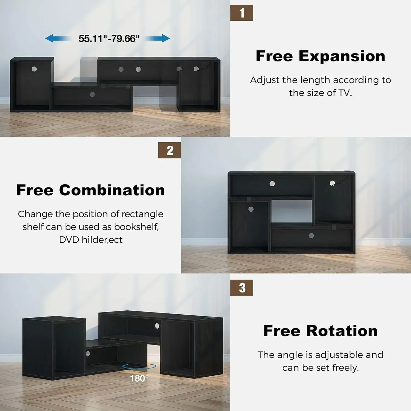 Modern Entertainment Center for 45/50/55/60/65/70 inch TVs