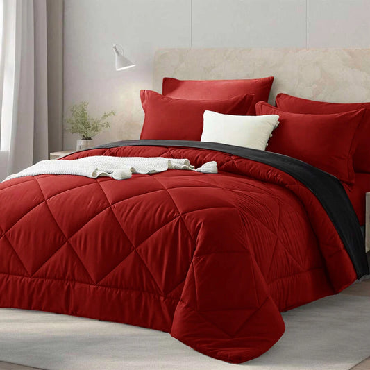 2/3pcs Reversible Breathable Comforter Set