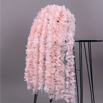 10 Pcs Artificial Cherry Blossom Flowers Vine