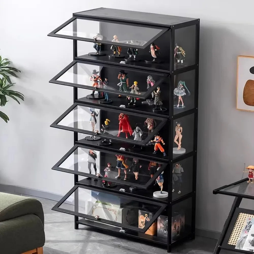 5-Tier Curio Display Cabinet, Storage